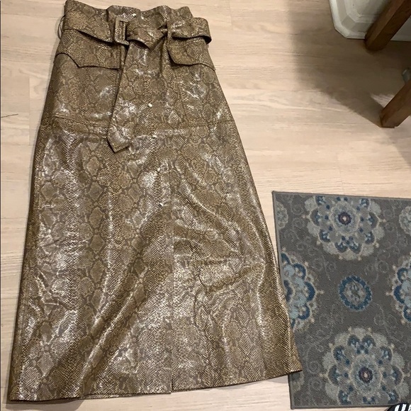 Nanushka skirt snake skin maxi 💕 - Picture 8 of 13